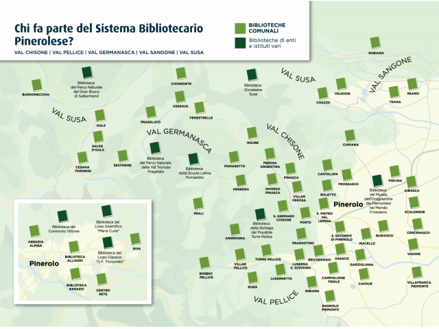 Cartina di Pinerolo
